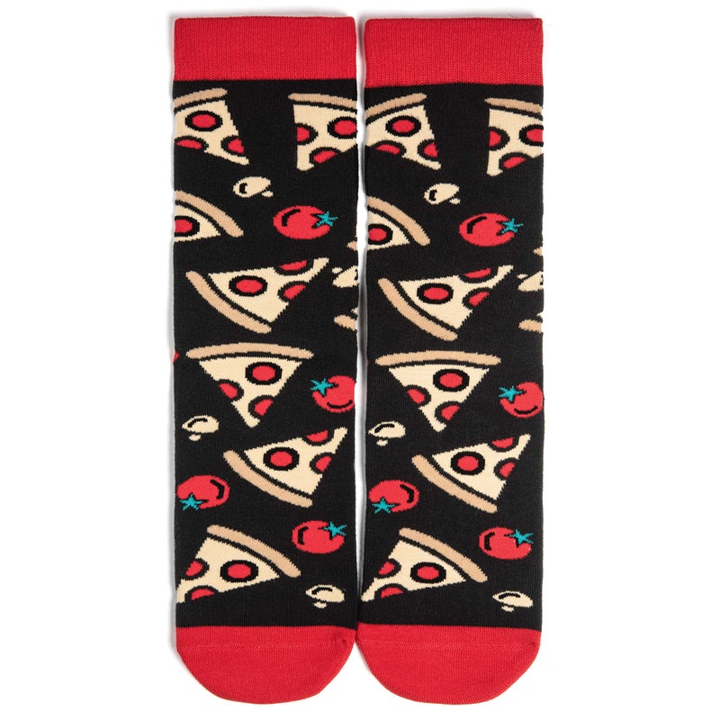 Lavley If You Can Read This Bring Me Pizza Socks â€“ Funny Socks for Men & Women US Size 6-12 â€“ Hilarious Gag Gift for Pizza Lovers, Foodies, Birthday or Holiday Novelty Present - Image 3